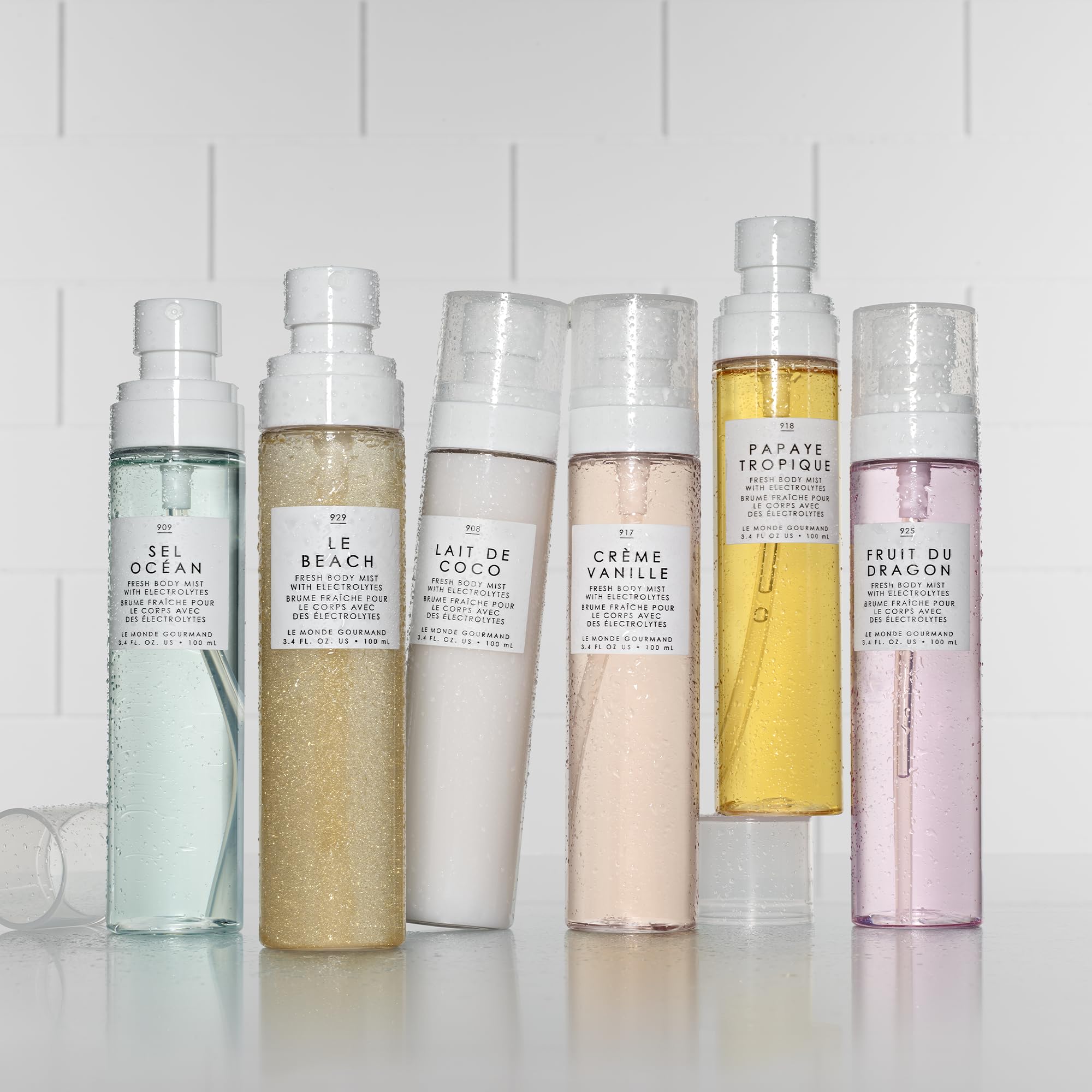 Le Monde Gourmand Lait de Coco Fresh Mist: aplicación en cuello y muñecas para un toque final.