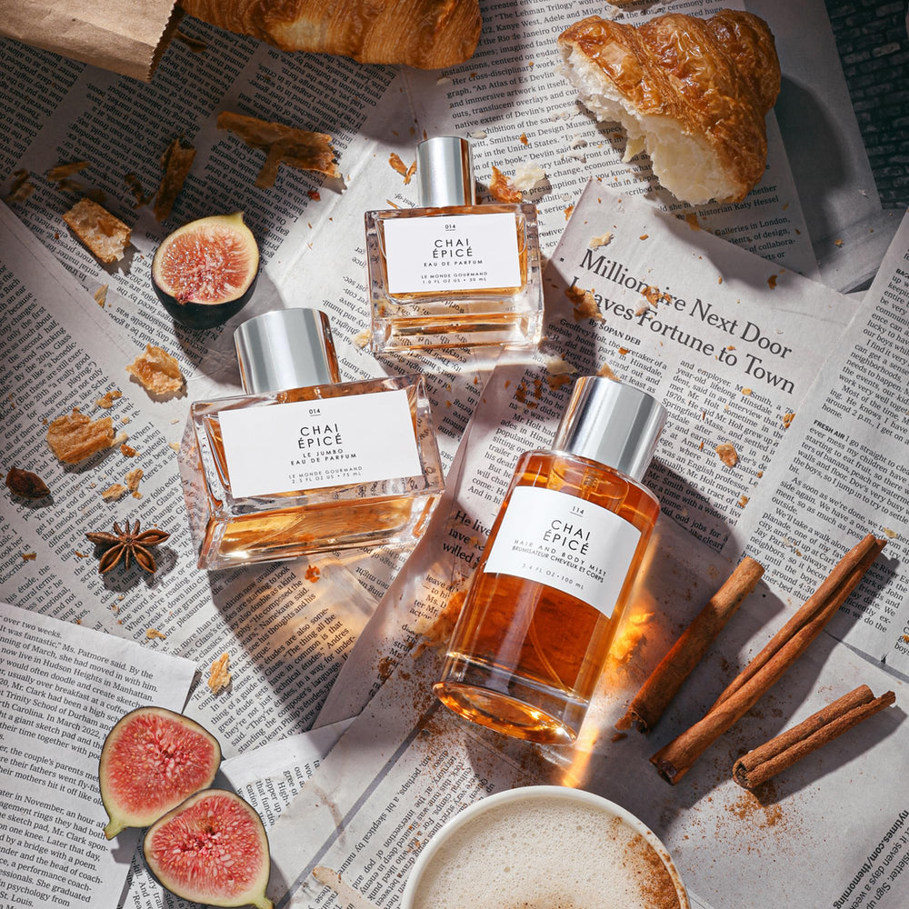 Le Monde Gourmand Chai Épicé, uso diario, combina con otros productos gourmet para capas.