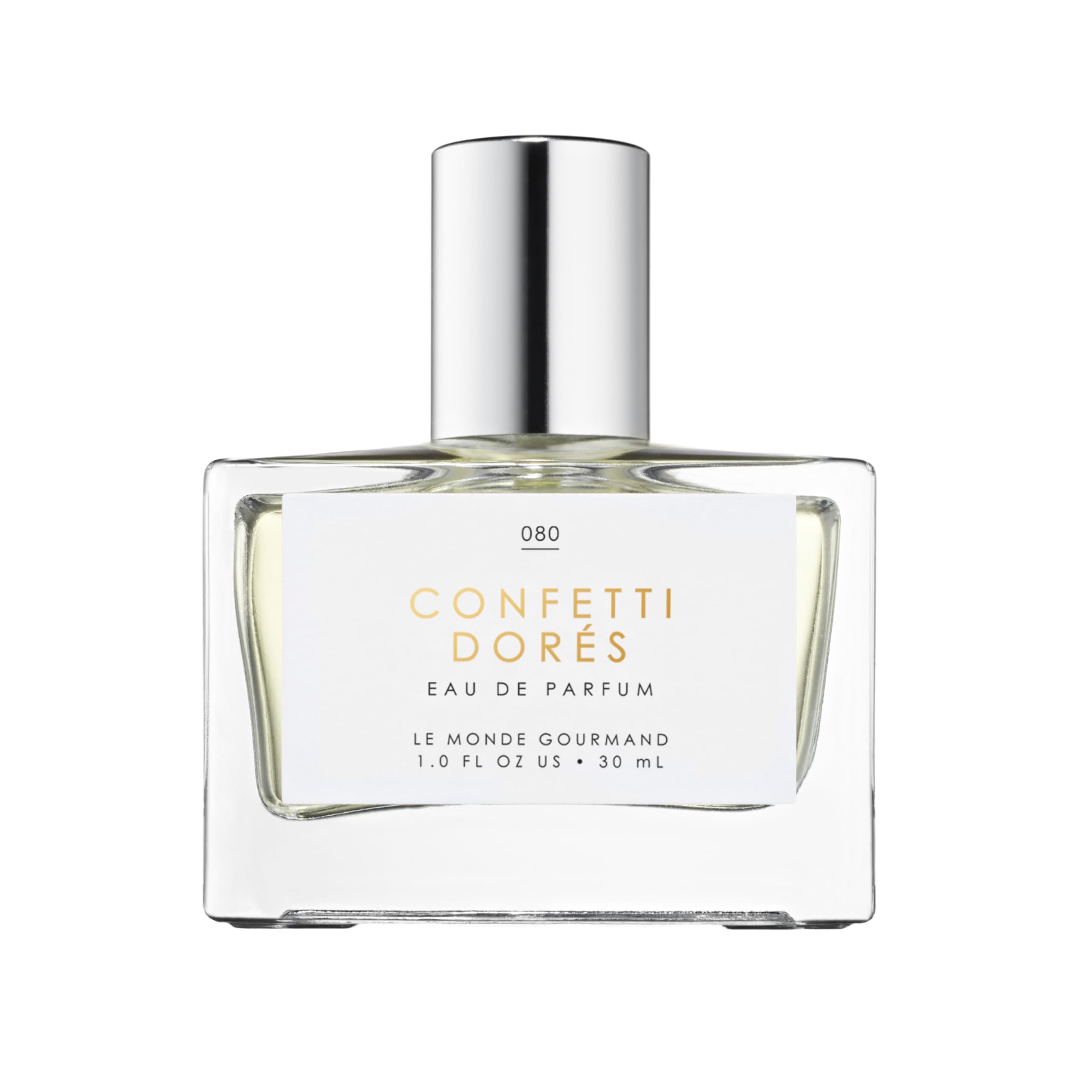 Le Monde Gourmand Confetti Dorés, spray 30 ml, aroma pastel de cumpleaños para festejar.