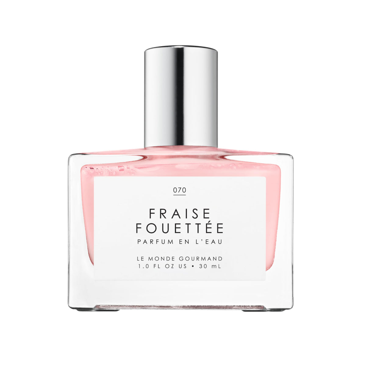 Atomizador Le Monde Gourmand Fraise Fouettée para uso diario.
