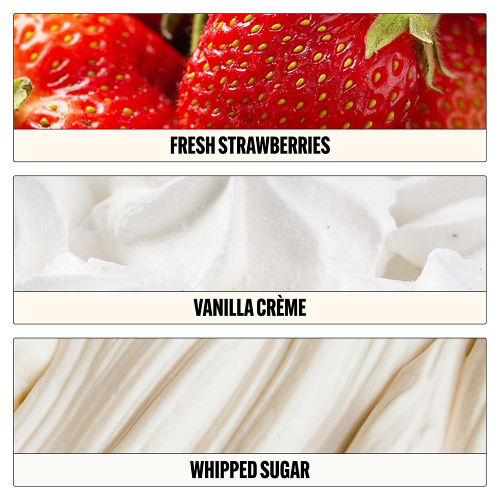 Punto de pulso Le Monde Gourmand Fraise Fouettée para proyección suave.