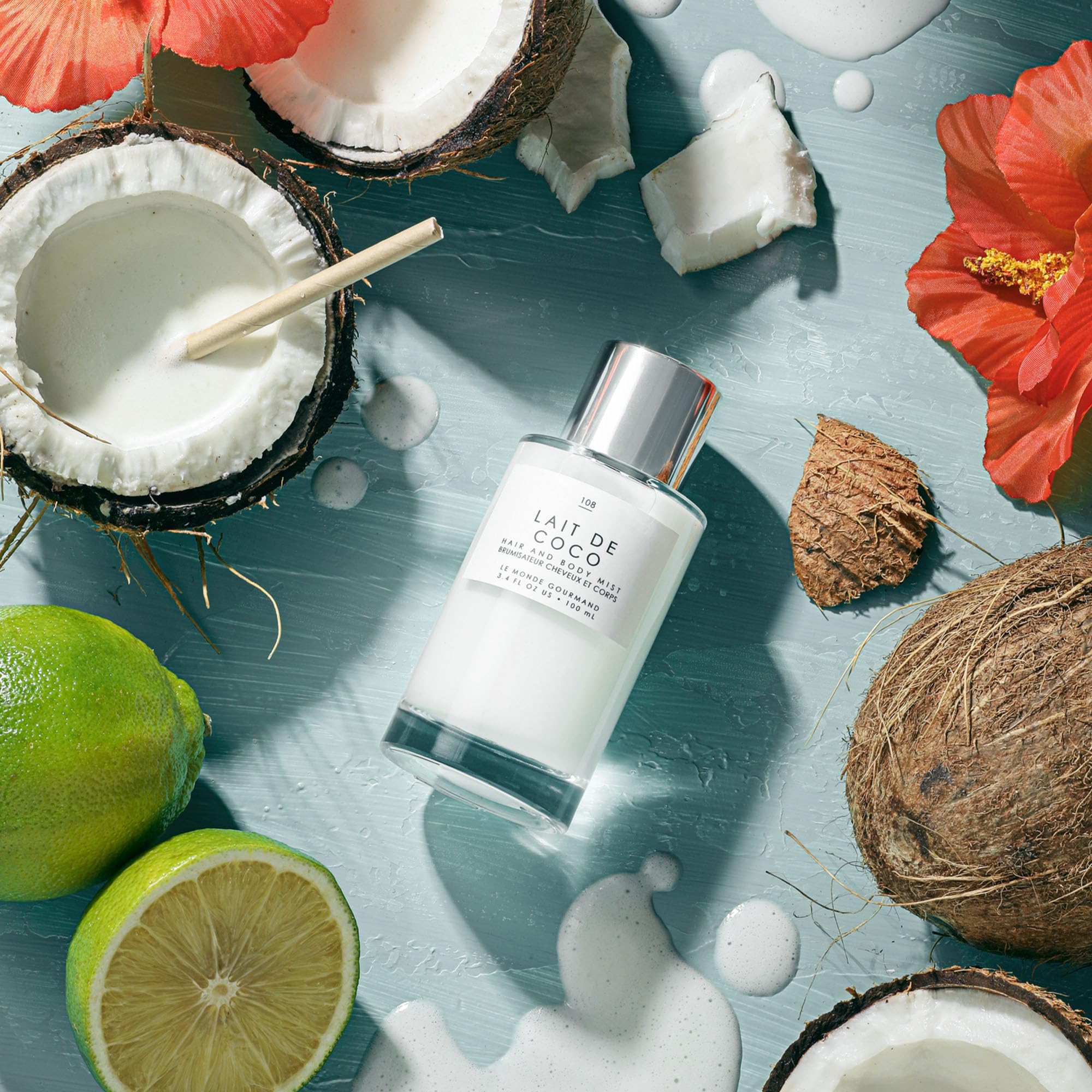 Frasco de 100 ml Le Monde Gourmand Lait de Coco con vainilla.