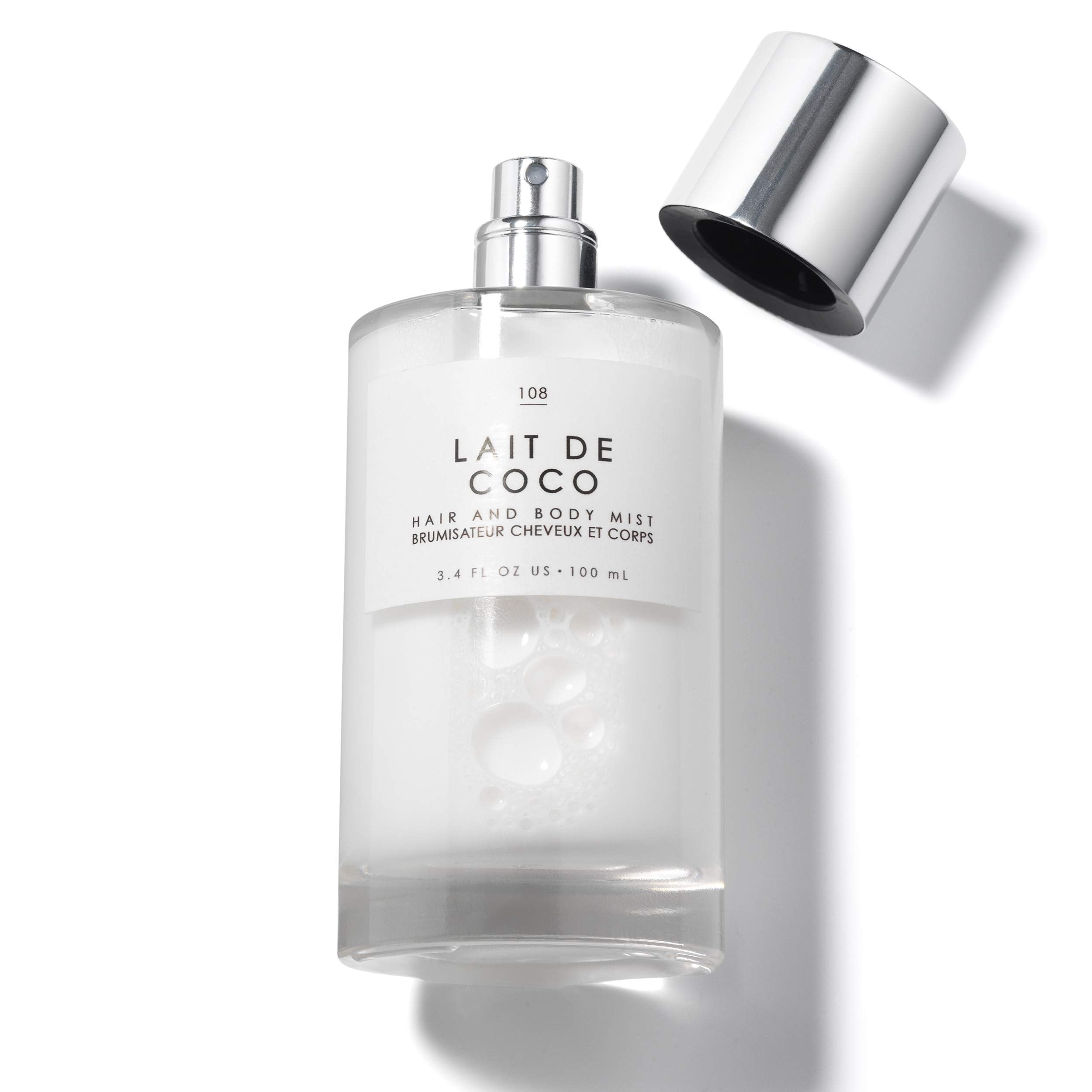 Le Monde Gourmand Lait de Coco: niebla para cabello y piel con vainilla.