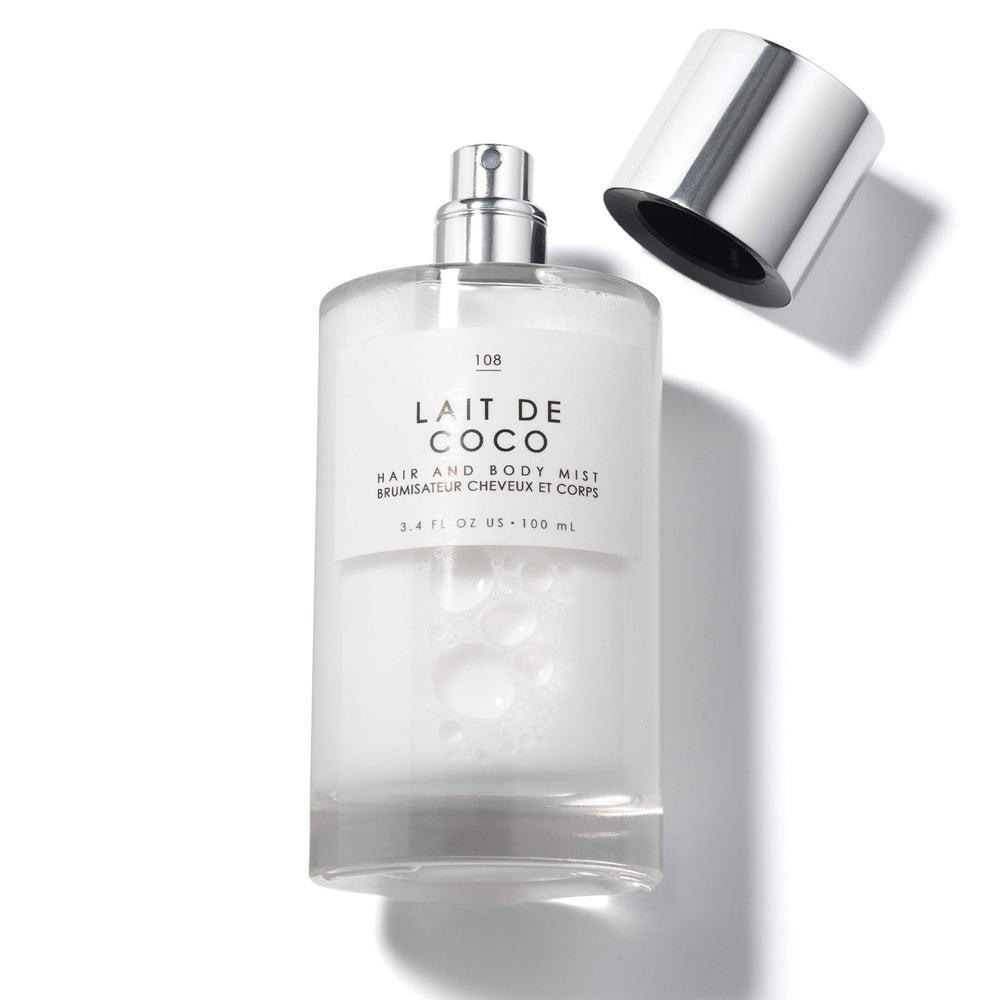 Le Monde Gourmand Lait de Coco: niebla para cabello y piel con vainilla.
