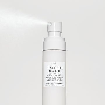 Le Monde Gourmand Lait de Coco Fresh Mist: pétalos monoi que añaden calidez.