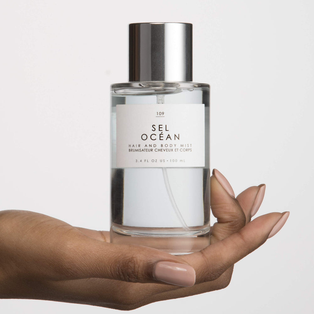 Le Monde Gourmand Sel Océan – brume-lit pour draps subtils et enveloppants.