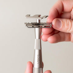 Leaf Shave: opción sostenible, acero inoxidable reciclable para uso prolongado
