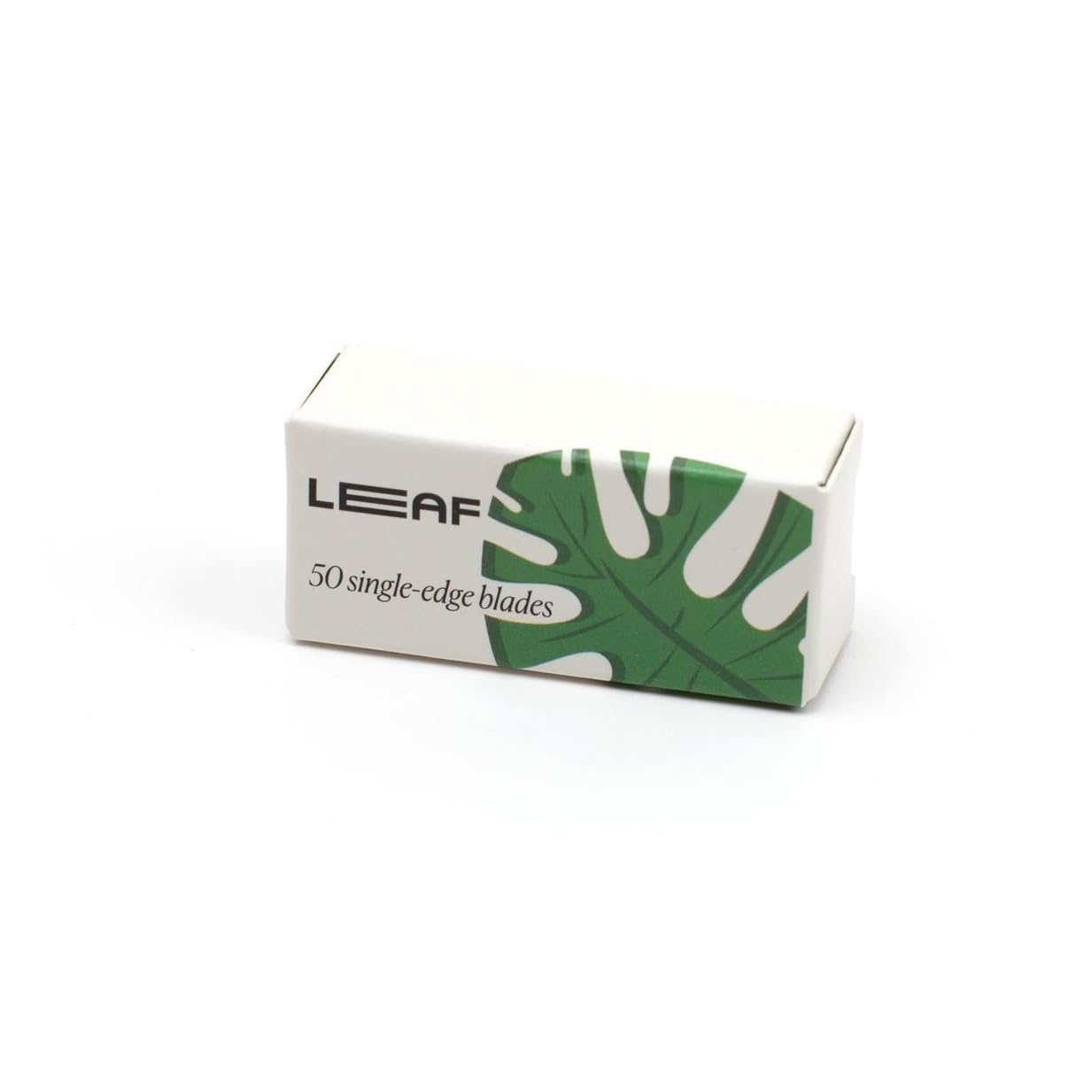 Leaf Shave: hojas de afeitar, envase de 50 unidades para un afeitado suave