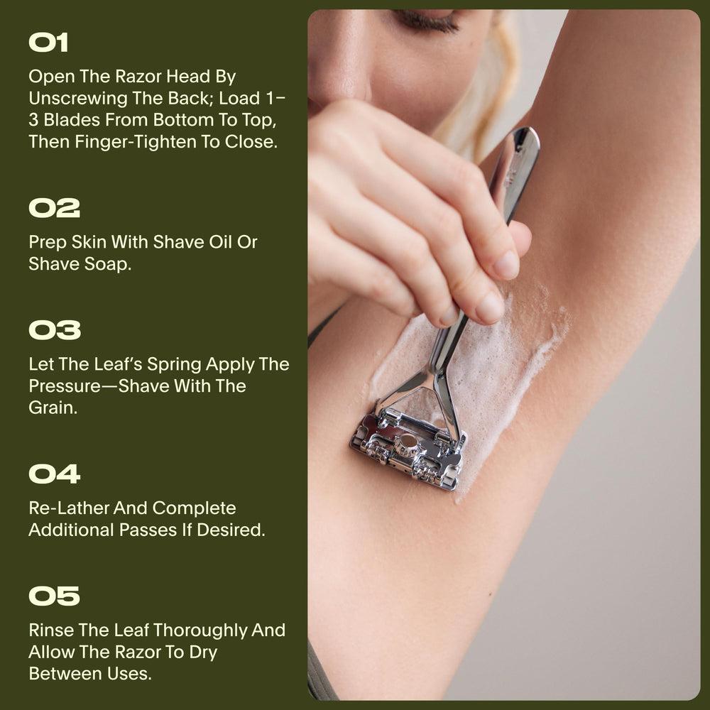 Leaf Shave lata de reciclaje para hojas usadas, opción cero residuos