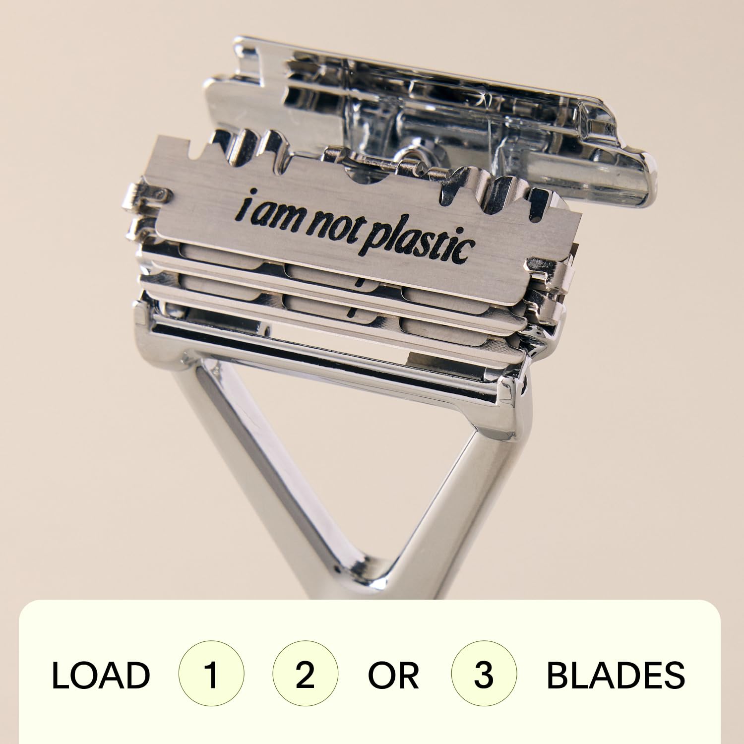 Leaf Shave sistema de carga imantada para cambios de hojas