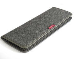 LeanTravel estuche organizador de corbatas: vista exterior elegante y compacto para viajar.