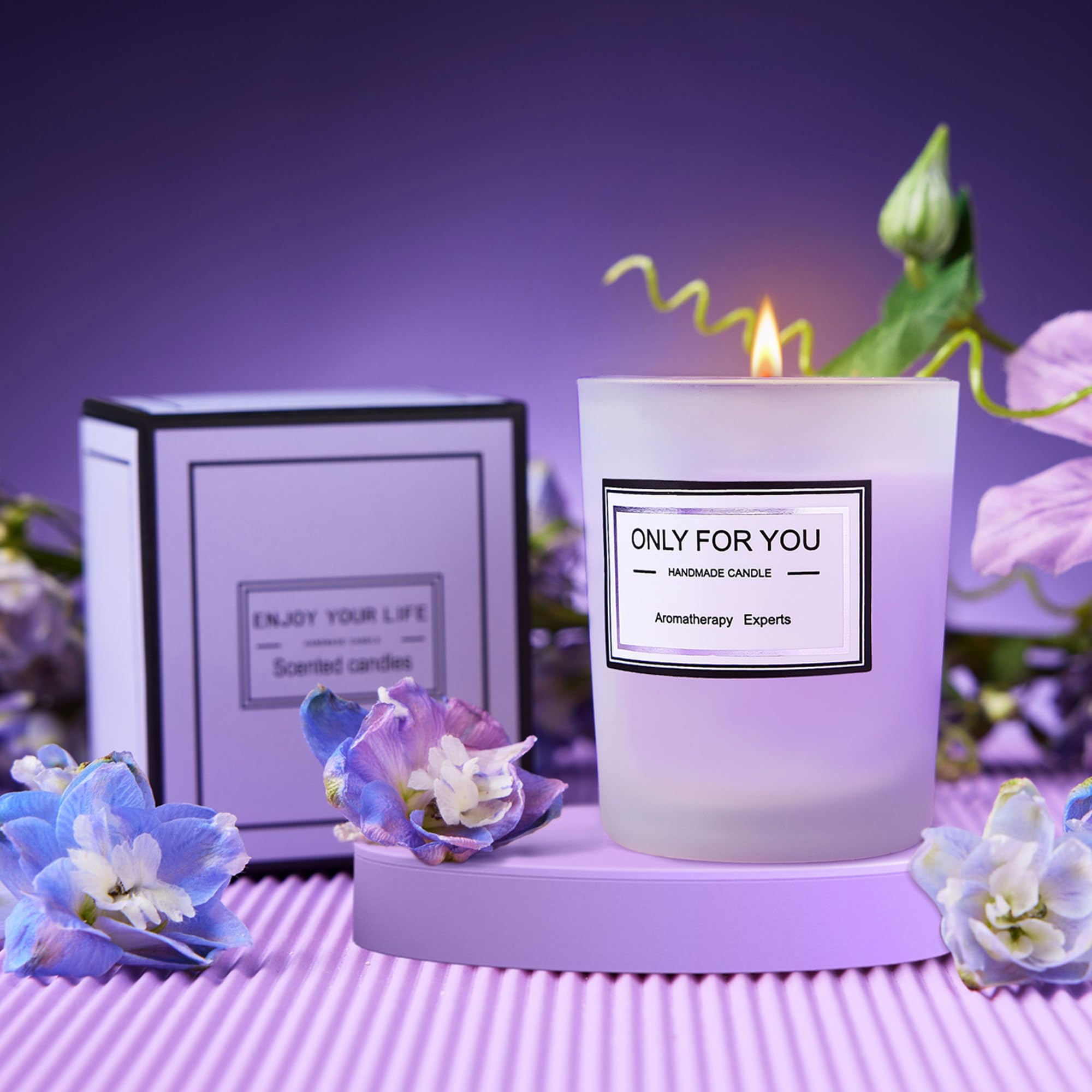 LE CADEAU jabón lavanda: cuidado suave de la piel para la ducha diaria