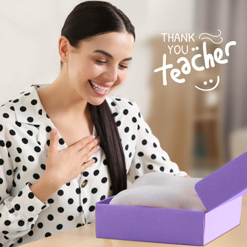 LE CADEAU tarjeta lavanda: mensaje personalizado de agradecimiento