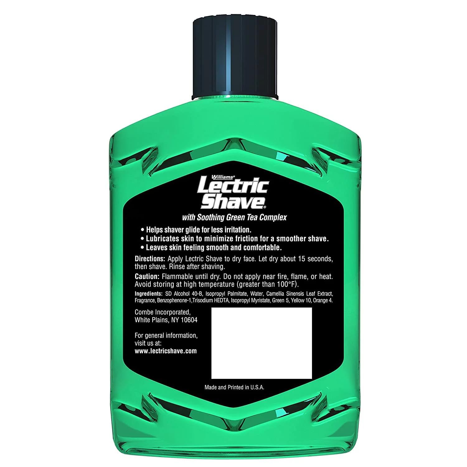 Lectric Shave Pre-Shave Original, conveniente para viaje gracias a su formato.