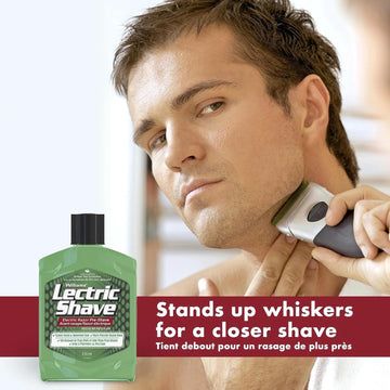 Lectric Shave Pre-Shave Original, preparación rápida de la piel antes del afeitado.