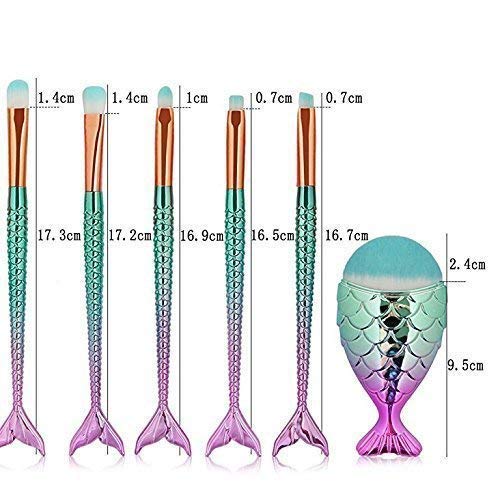 LEDeng Funfunman: brochas colores sirena para corrección, cobertura ligera