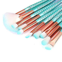 LEDeng Funfunman: brochas colores sirena para sombras de ojos, textura suave