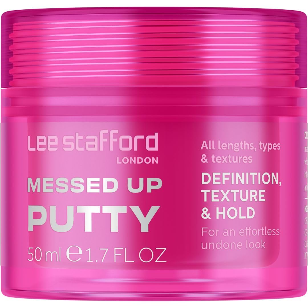 Lee Stafford Messed Up Putty ofrece texturizado ligero para definición precisa.