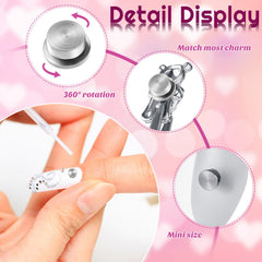 Accesorios Leelosp para uñas a 360 grados, compatibles con distintos adornos para un acabado pulido.