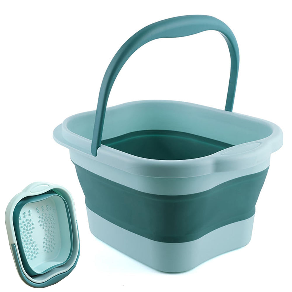 Leemeimei baño de pies plegable 15 L, ideal para spa en casa.