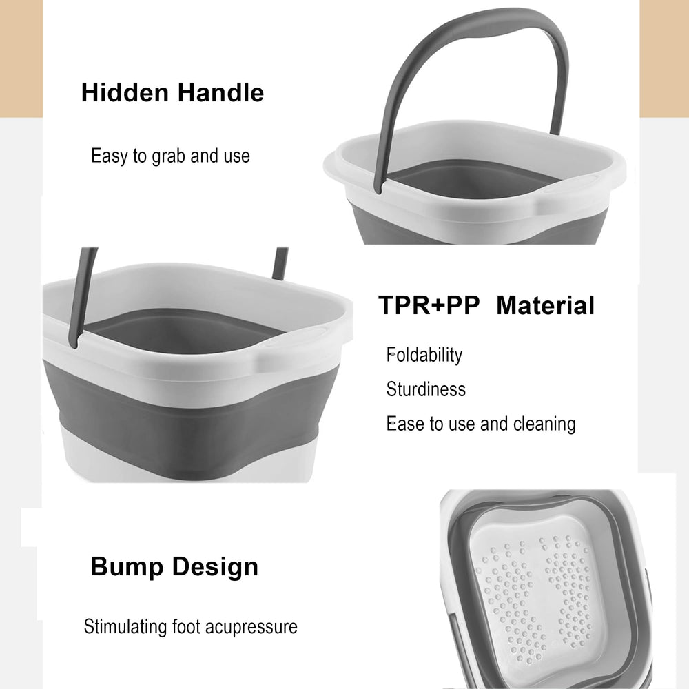 Leemeimei banera usos multiples para pies, lavado de coche y limpieza del hogar.
