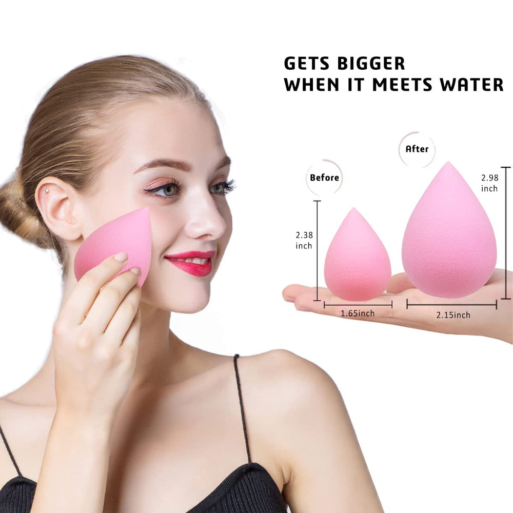 Leeshine esponjas maquillaje punta precisa para ojos y zonas difíciles