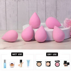 Leeshine esponjas maquillaje textura suave para difuminar base y corrector