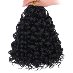 Leeven Gogo Curl: 8 paquetes con aguja de crochet para instalación eficiente