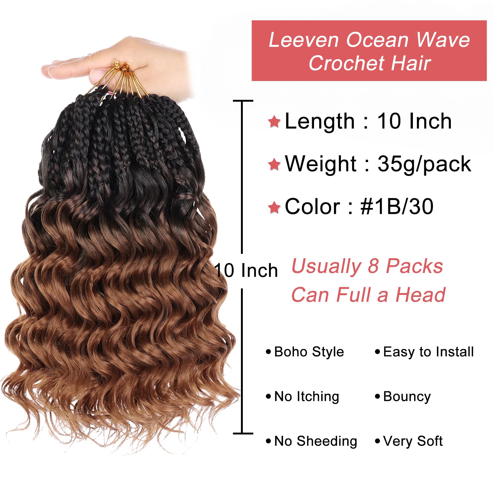 Leeven instalación rápida de crochet, ahorro de tiempo
