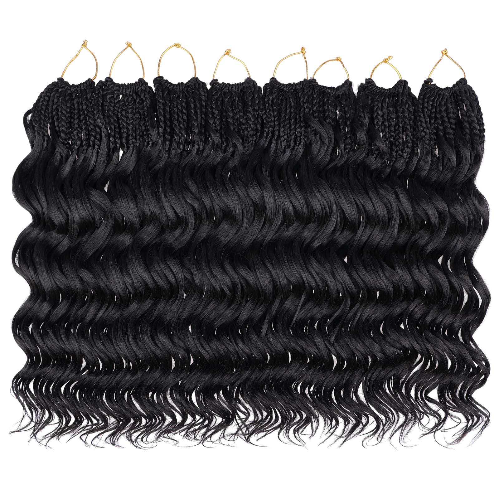 Leeven ola oceano crochet, modelo para uso diario cómodo.