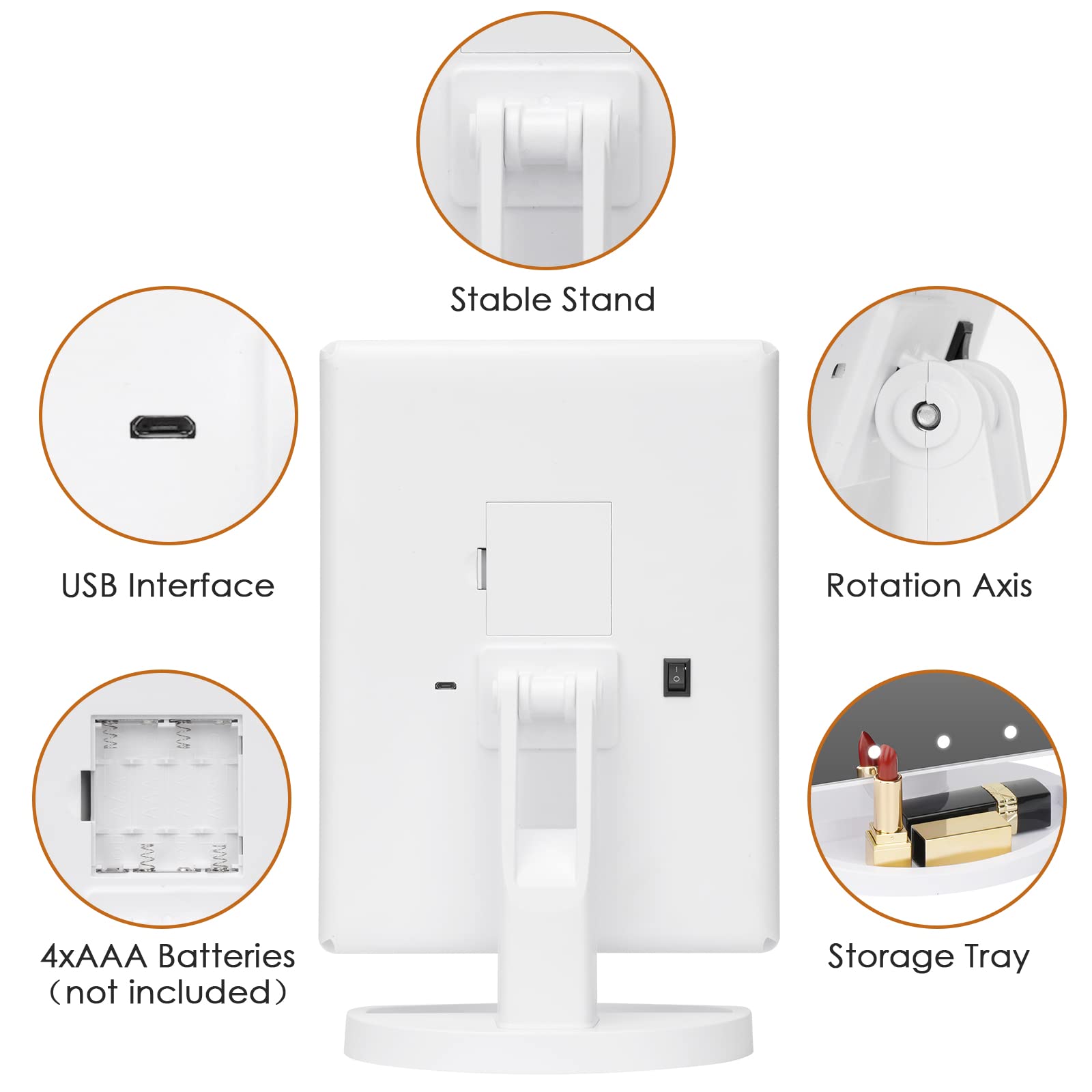 LeeWent base removible para viaje y almacenamiento compacto