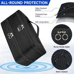 Estuche LEFOR·Z con bolsillos transparentes para ver accesorios de peinado