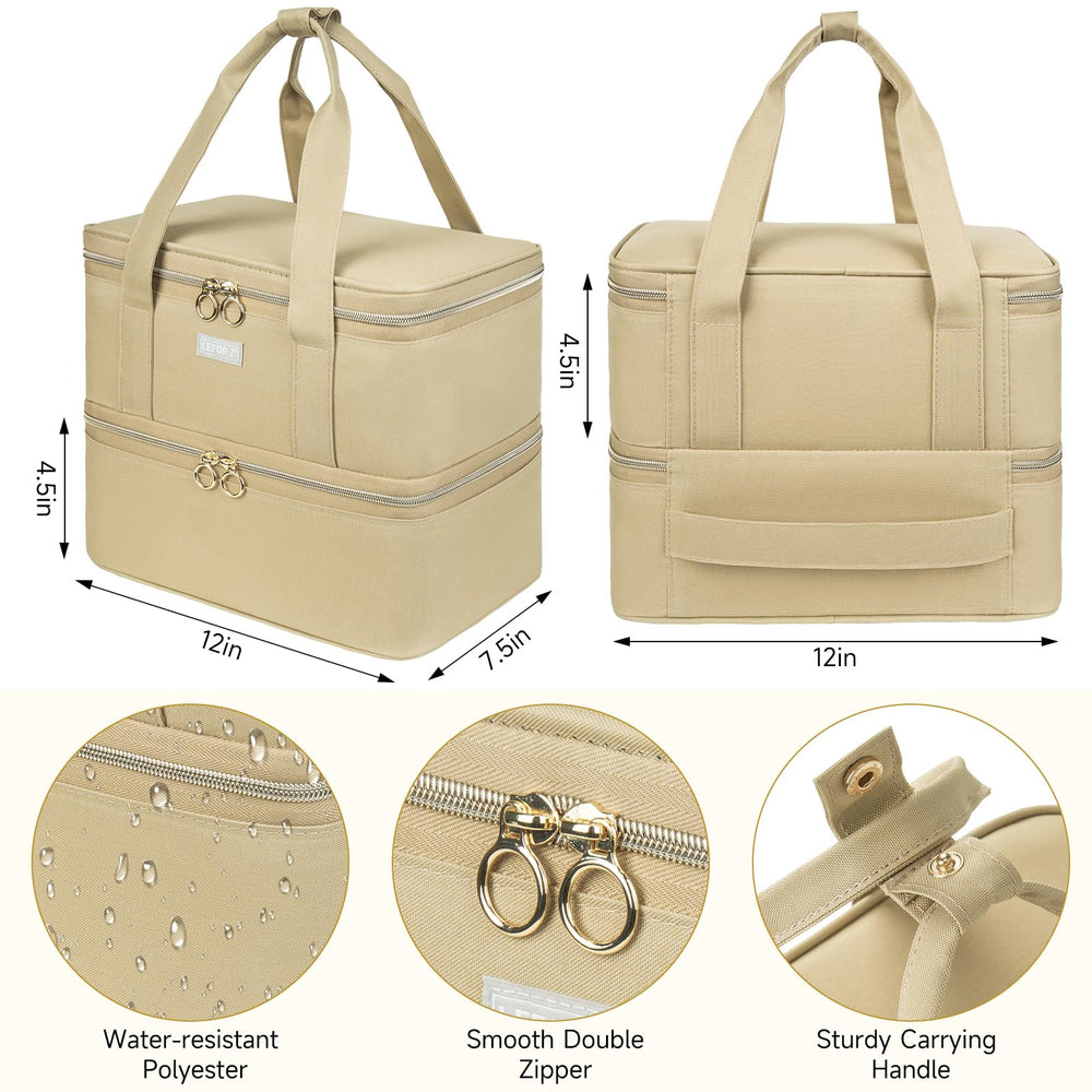 Interior de LEFOR-Z con divisor suave para 40 esmaltes de 15 ml.