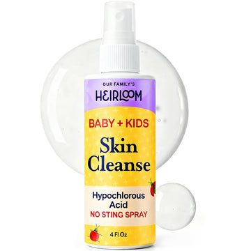 spray hipocloroso Legado Familiar para la carita del bebé, alivio suave