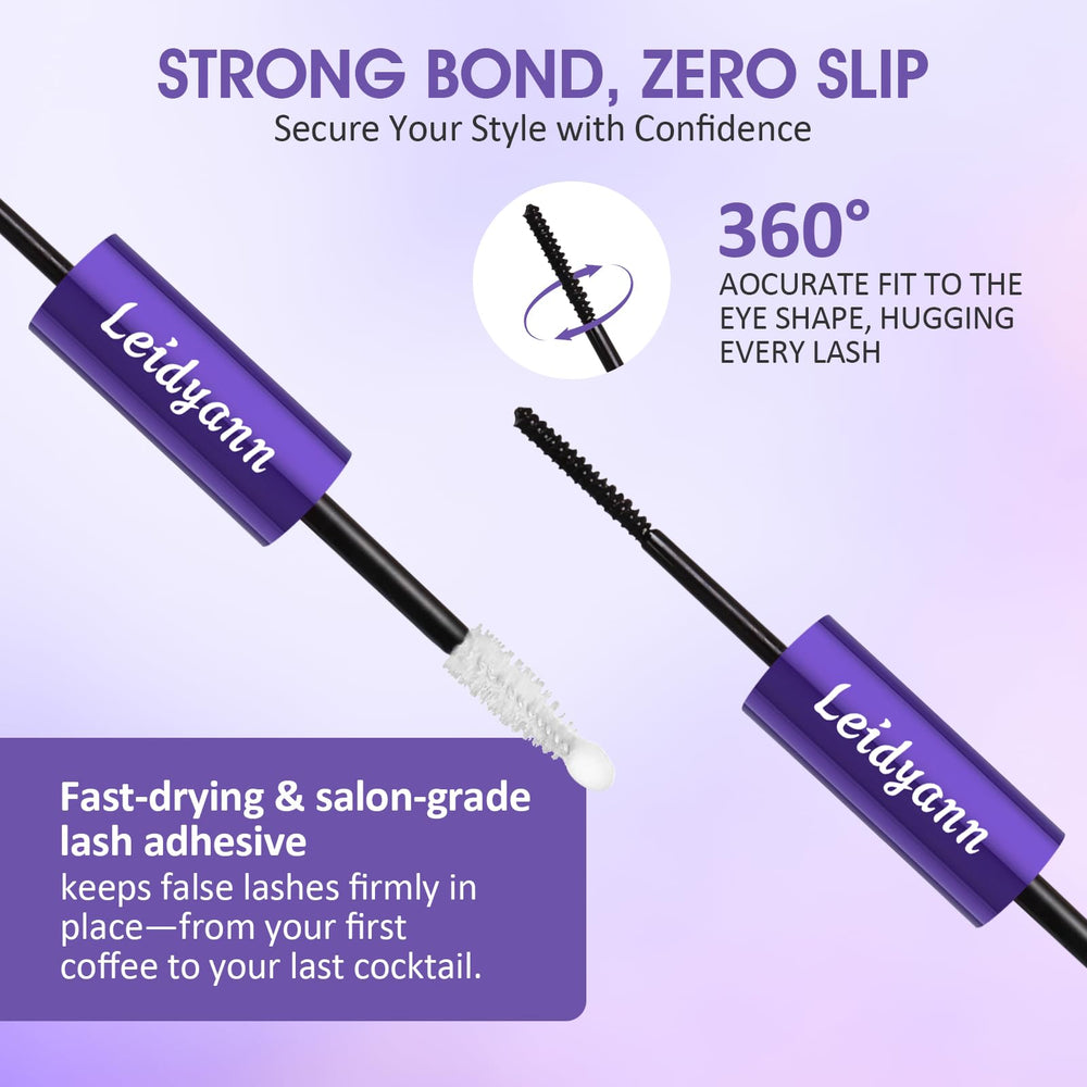 Resultados estilo salón en casa con Leidyann Lash Bond & Seal.