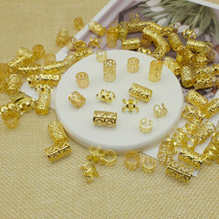 LEILEIXI joyas oro para trenzas: realzan el peinado y la durabilidad.