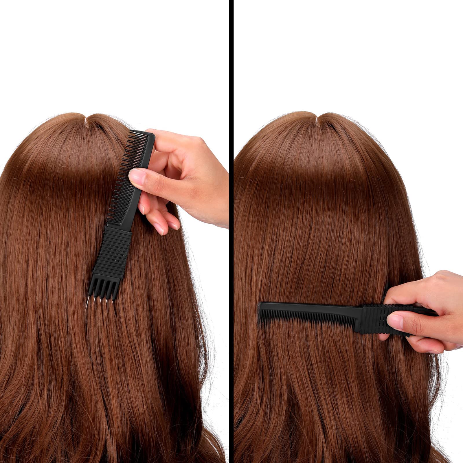 Peine de carbono Leinuosen, material ligero y resistente al calor, ideal para secado suave.
