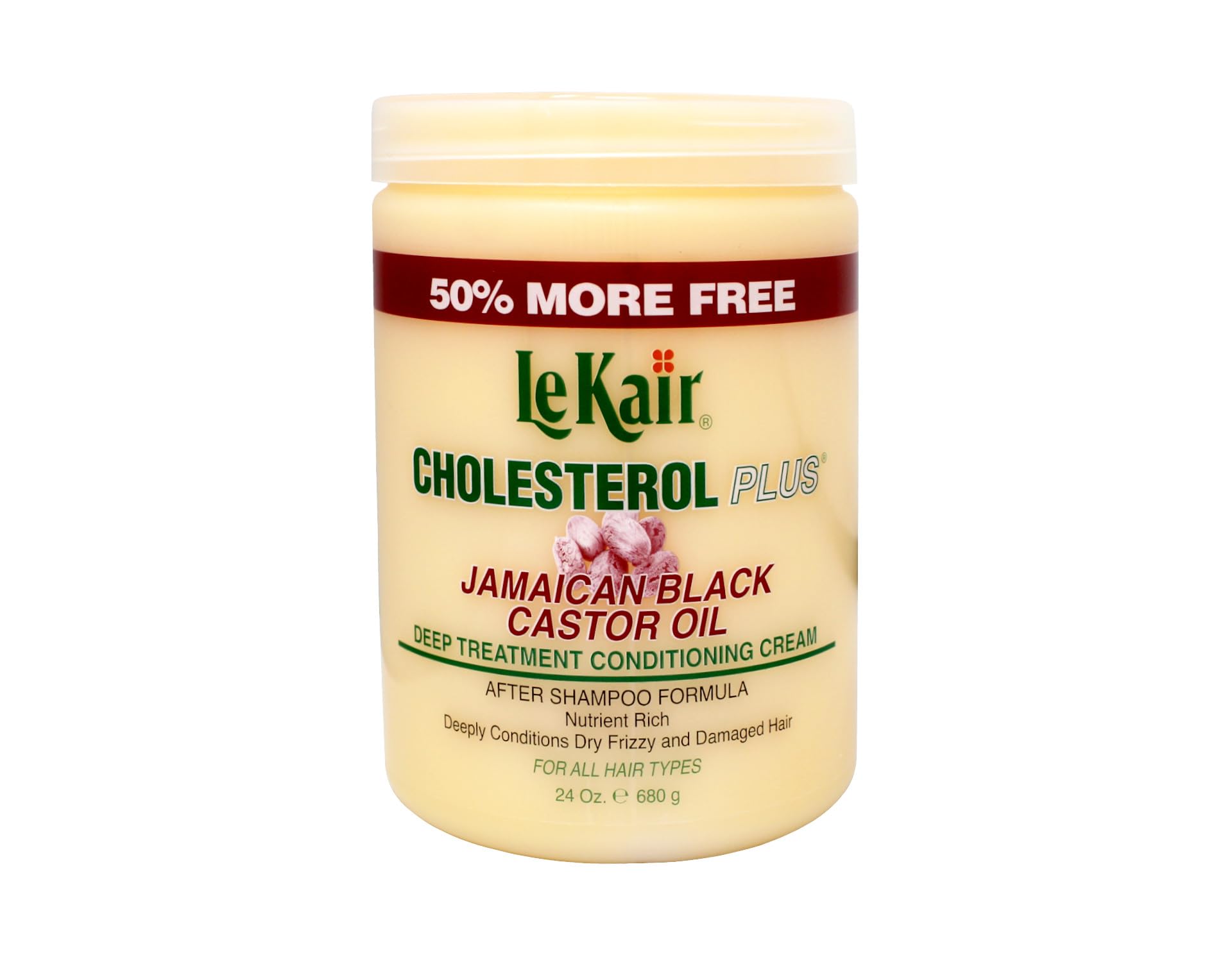 LeKair Cholesterol Plus crema de tratamiento profundo, nutre y suaviza cabello seco