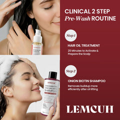 Lemcuh Champú sin sulfatos: fórmula suave para cabello teñido y rizado.