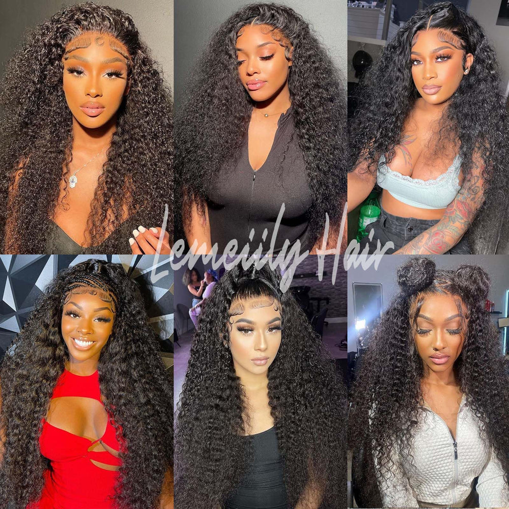 Lemeiily pre-plucked baby-hair wig ready to wear with minimal styling.