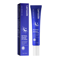 Crema Lenaale para ojos con retinol, suaviza líneas finas alrededor de la mirada.