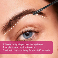Lenaale serum con textura ligera y rápida absorción para cejas.
