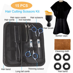Lengnoyp tijeras texturizadoras para depurar mechones sin dañar el cabello