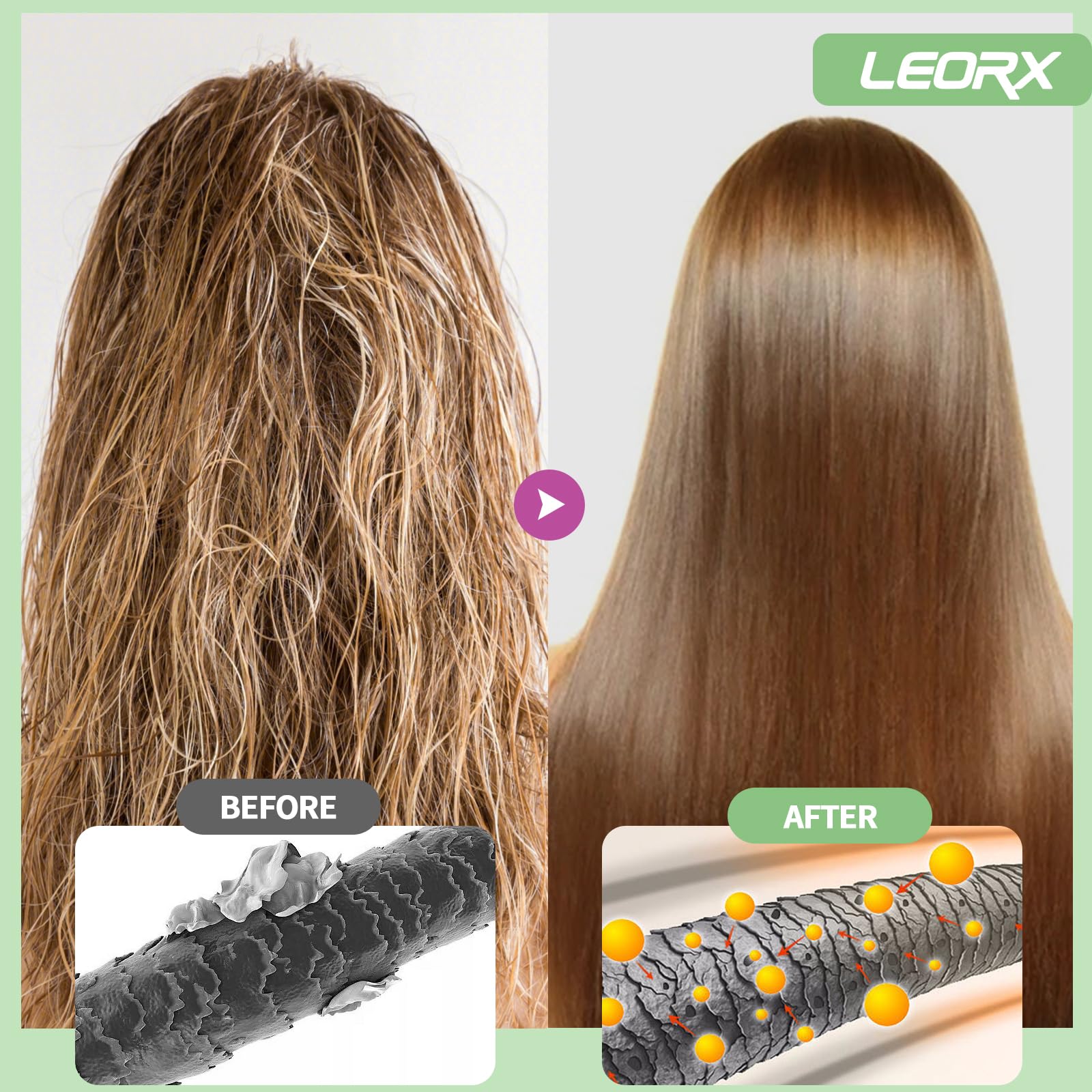 Textura cremosa de Leorx 3 en 1 para un color suave y cobertura