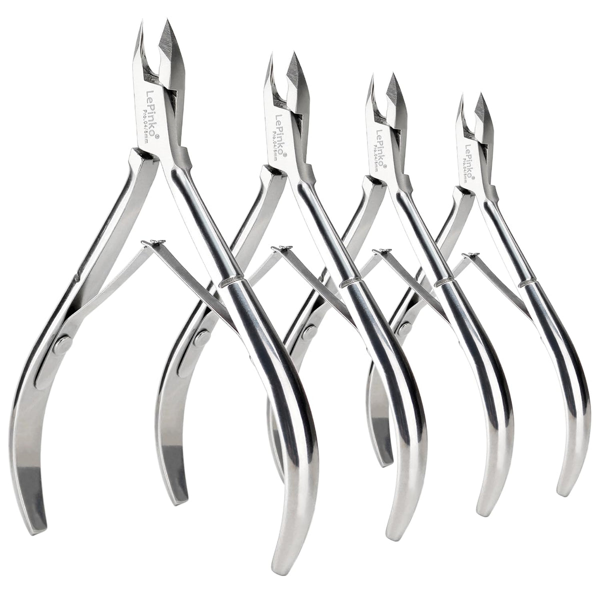 LePinko coffret 4 coupe-cuticules pour une manucure précise à domicile.