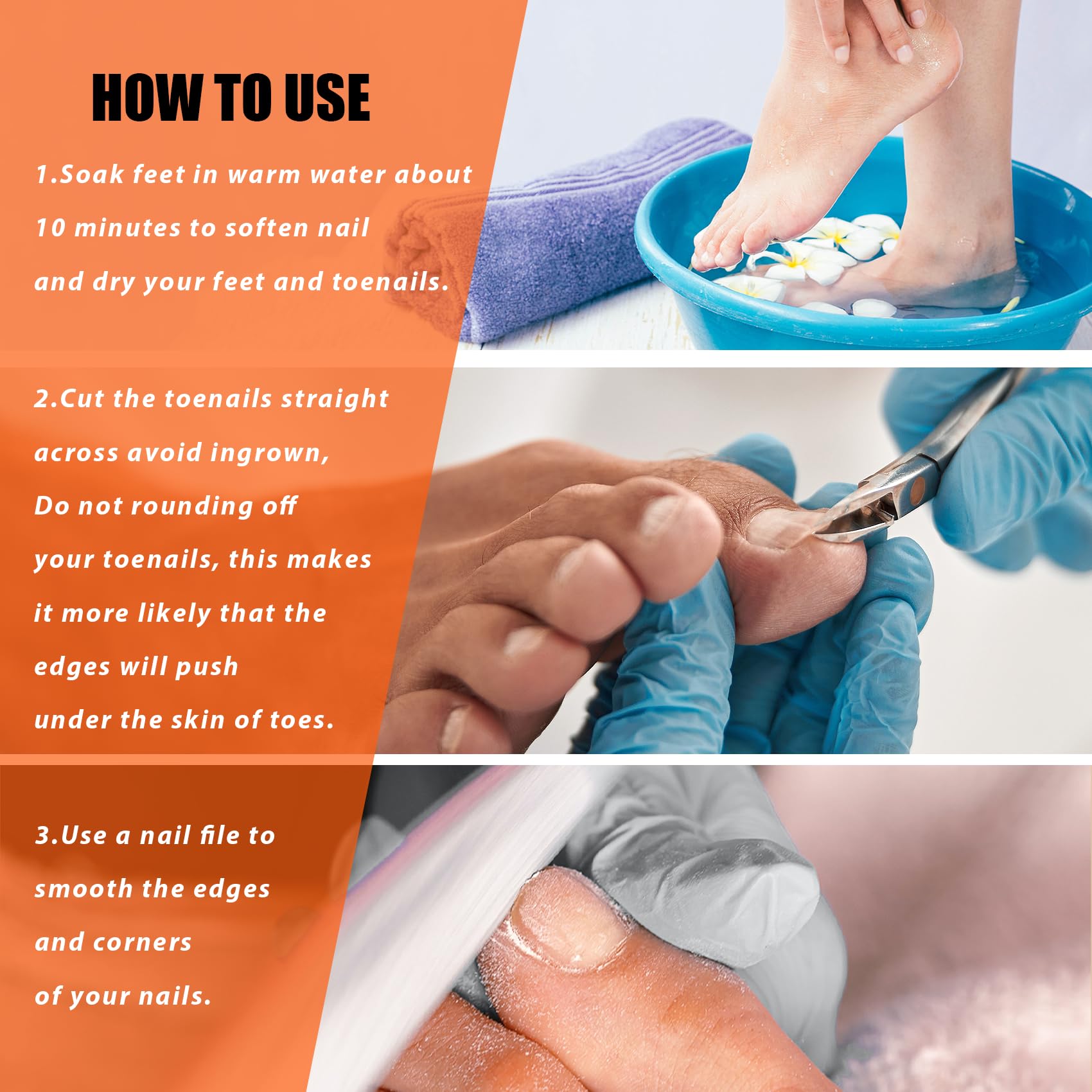 LePinko cortaúñas resorte integrado para movimiento suave.