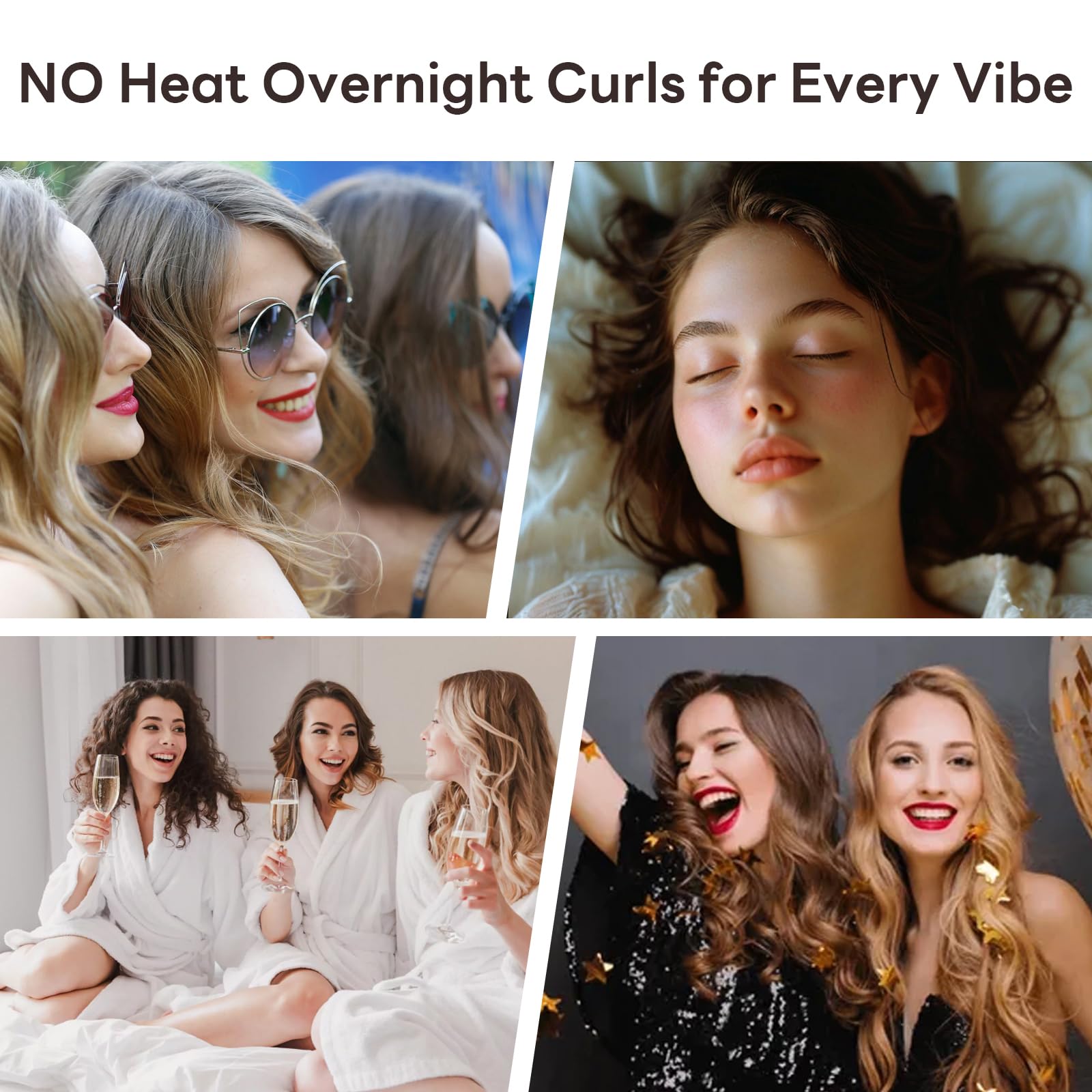 Lerao ondas glamorosas al despertar para todo tipo de cabello.