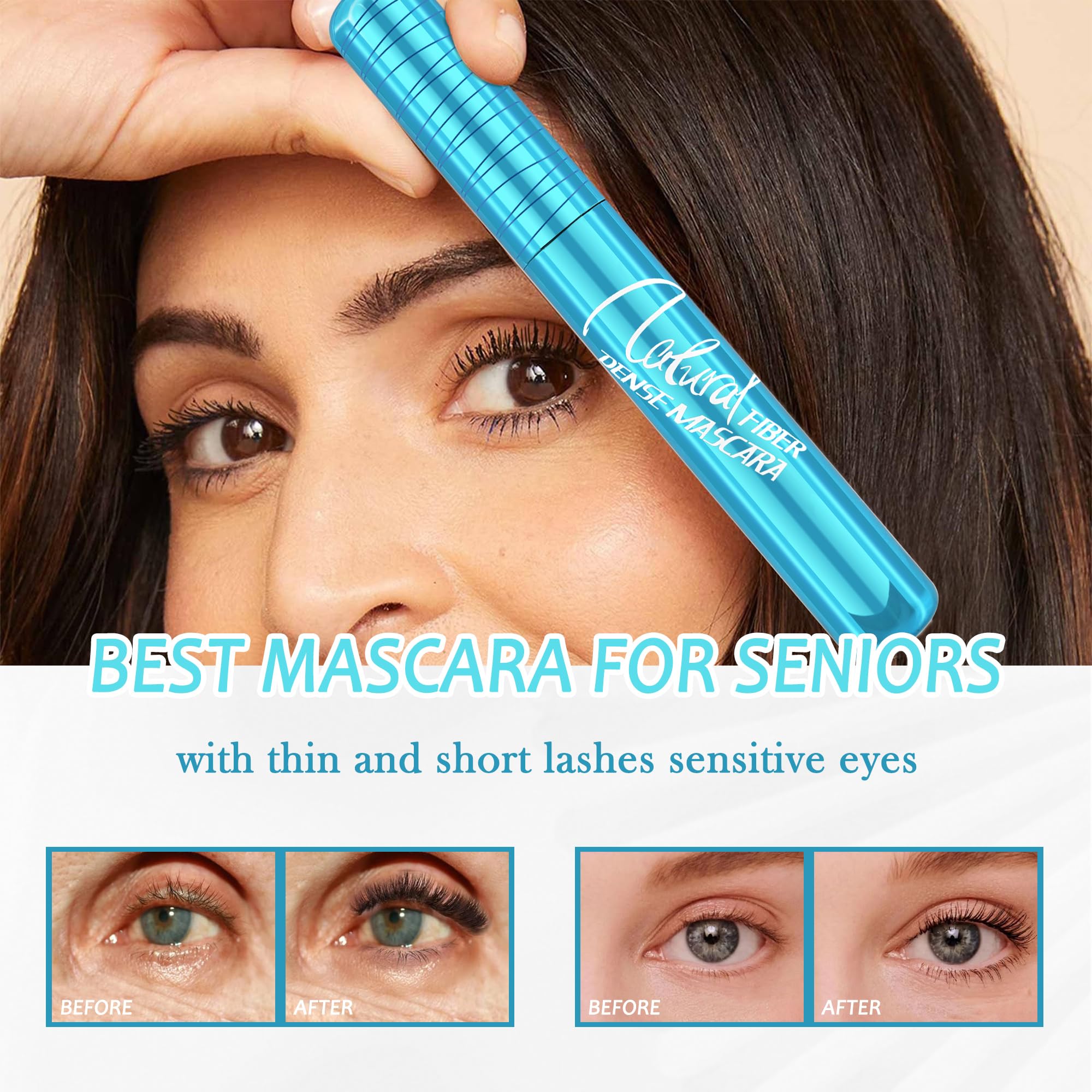 Lestpola Mascara 60+ impermeable ofrece acabado resistente al sudor diario
