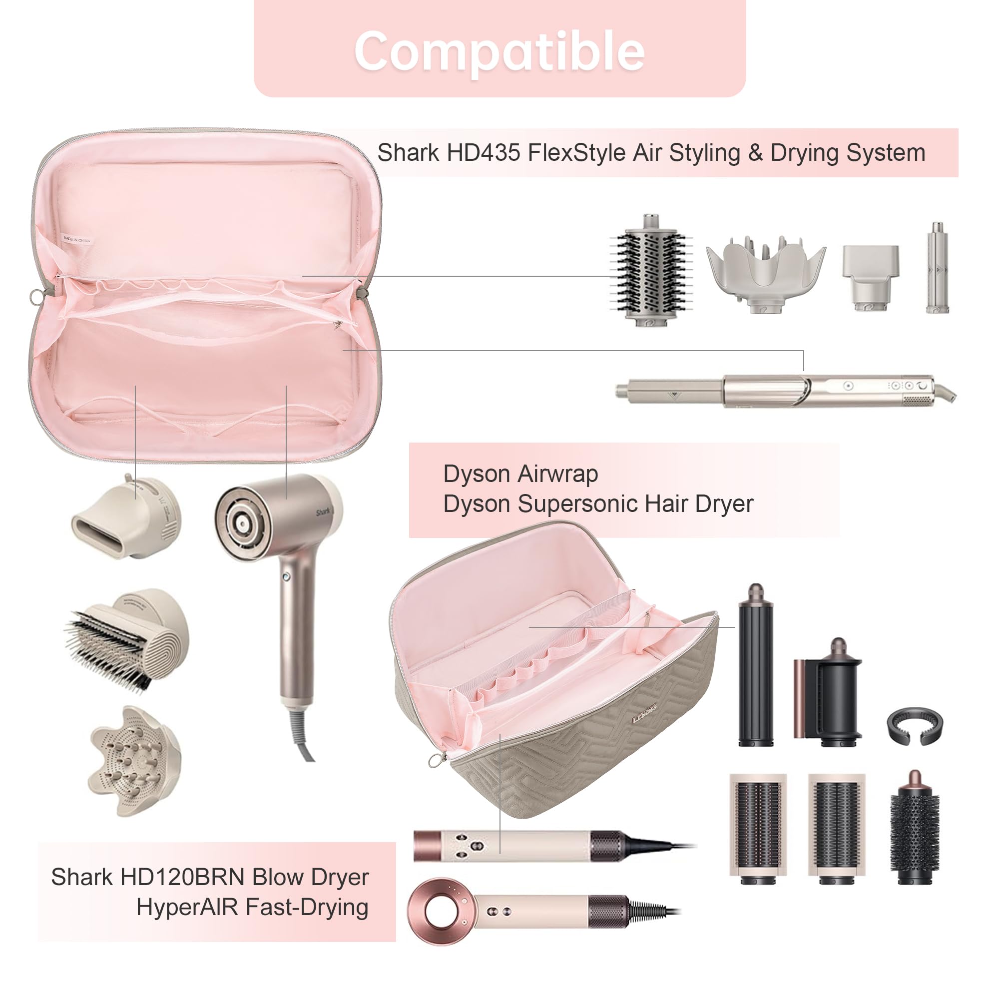 Leudes bolsa de viaje herramientas pelo bolsillos pvc transparentes para ver contenido