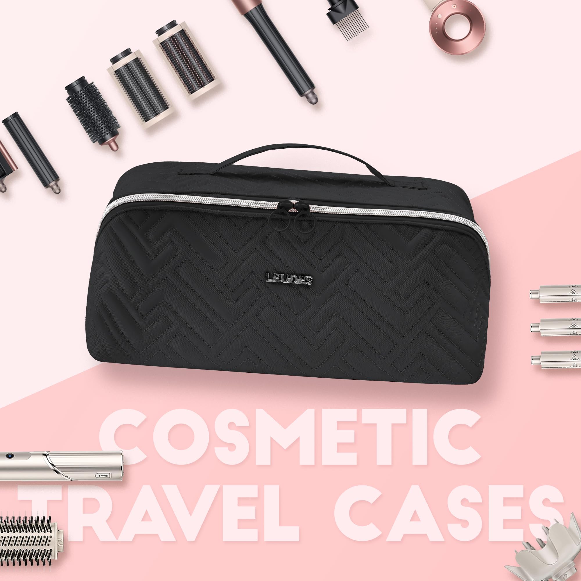 Estuche Leudes multifuncional para viaje, neceser y maquillaje.